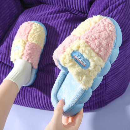 Super Soft Anti Slip Plush Women Slippers