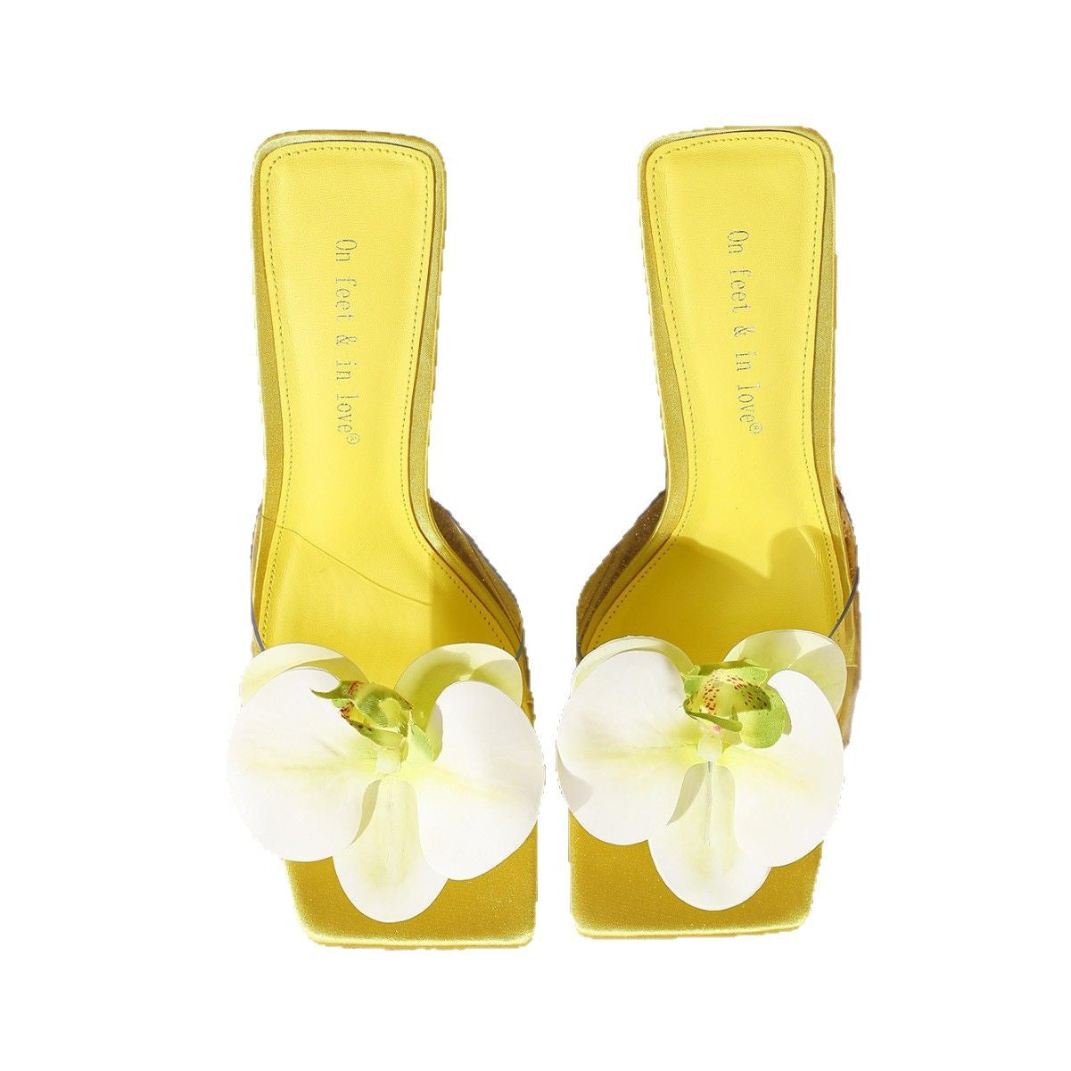 Flower Decor Casual Open Toe Outdoor Summer Slippers