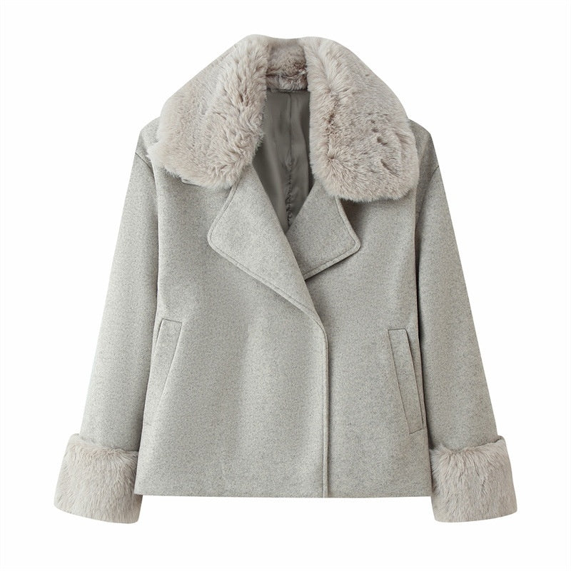 Autumn Classic Chic Casual Lapel Single Breasted Outwear Coat For Women