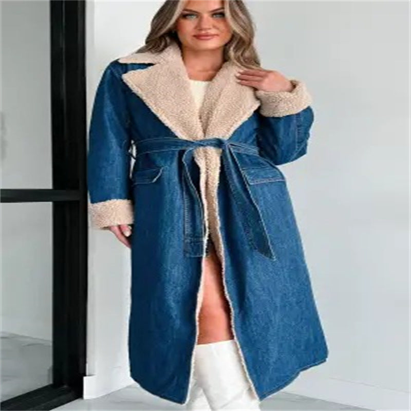 Denim Blue Trench Coat – Trench Coats Women Outfit Casual Winter & Street Style Outfits