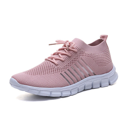 Women’s Flying Knit Casual Sneakers | Lightweight Summer Mesh Shoes