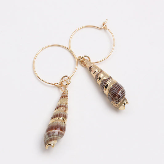 Summer Color Shell Earrings