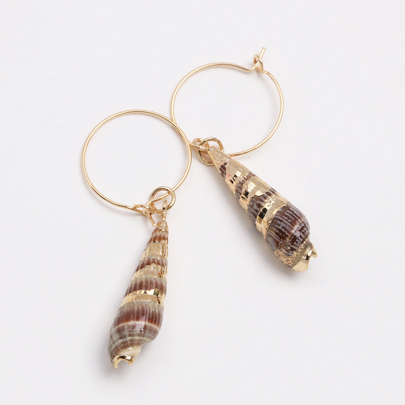 Summer Color Shell Earrings
