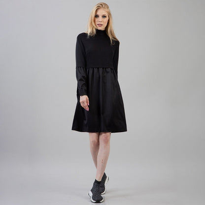 Black Art Draw Slim Fit Sexy Mini Dress For Women