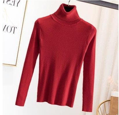 Tight Pullover Turtleneck Sweater – Sleek Fit & Cozy Texture