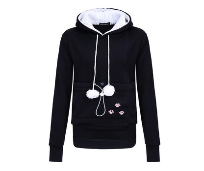 Cozy Cute & Casual Comfort Cat Print Women’s Hoodie
