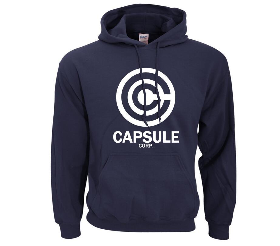 Capsule Corp Men's Hoodie – Classic Hip Hop Style with Printed Design