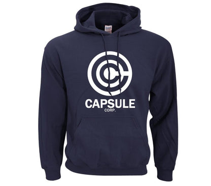 Capsule Corp Men's Hoodie – Classic Hip Hop Style with Printed Design