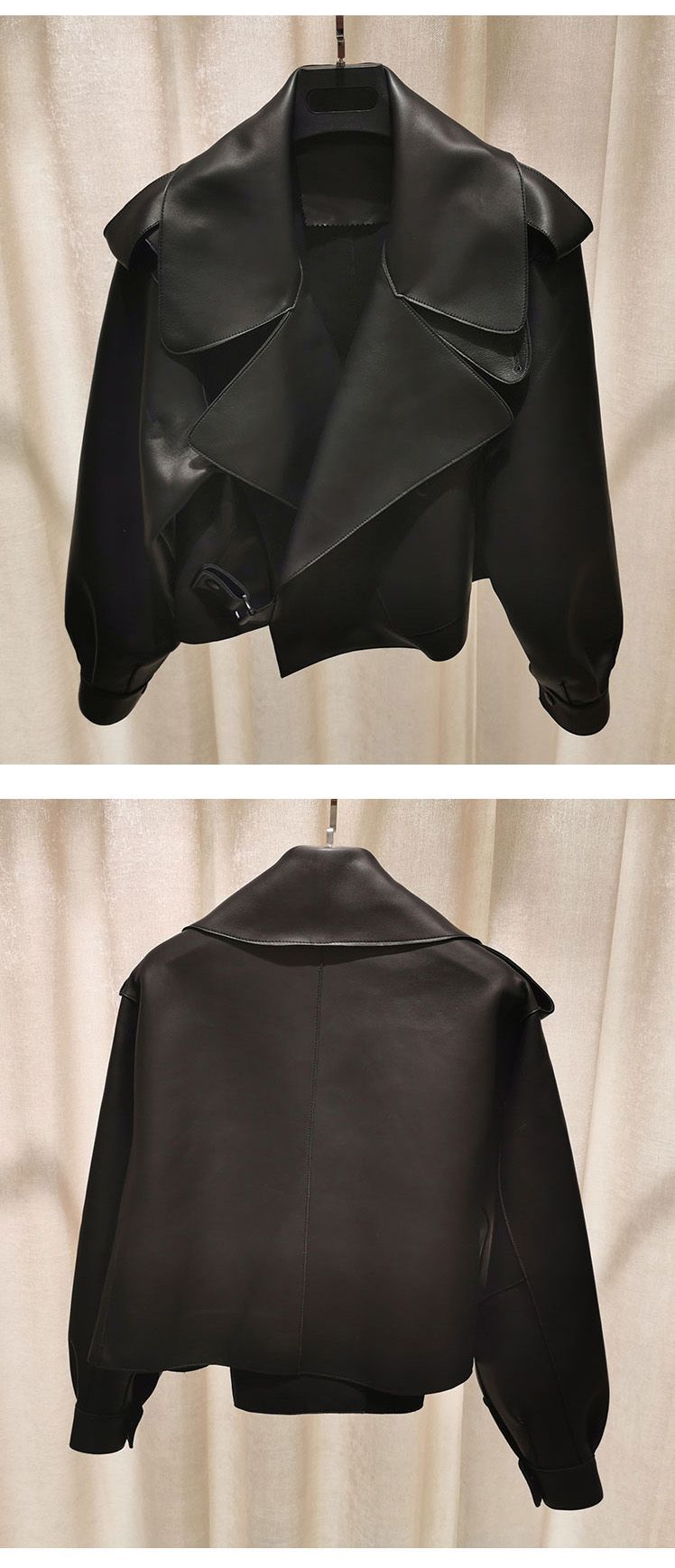 Women's Retro PU Leather Jacket