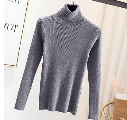 Tight Pullover Turtleneck Sweater – Sleek Fit & Cozy Texture