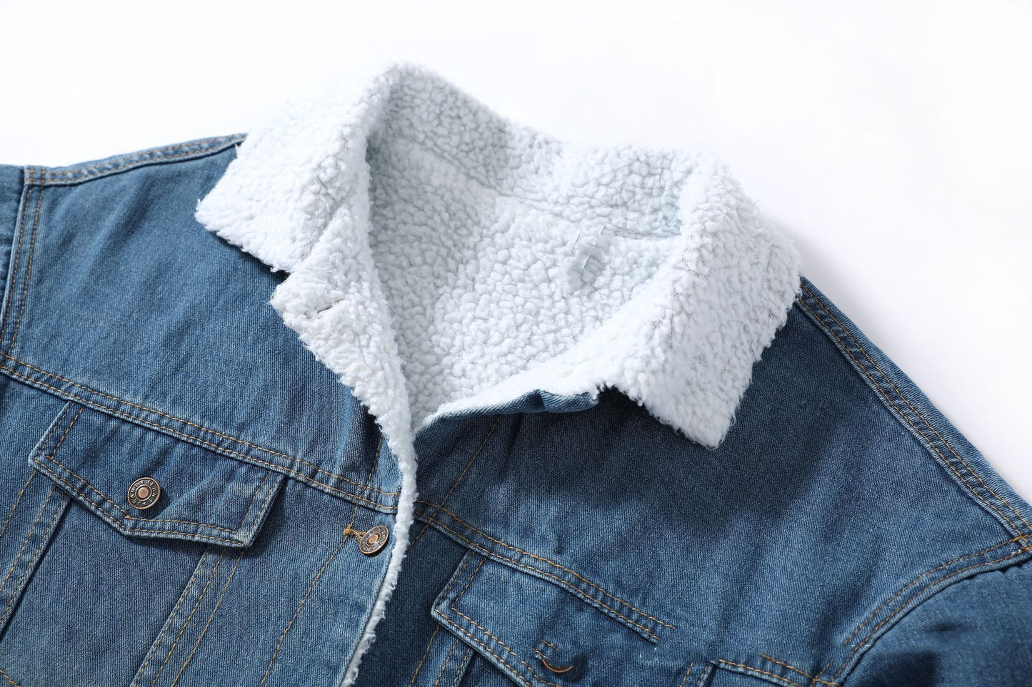 Womens Casual Spring Autumn Blue Denim Coats