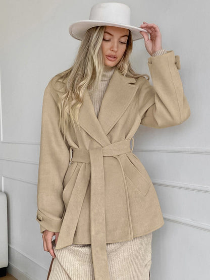 Retro Khaki Trench Coat – Trench Coats Women Outfit Classy & Autumn Winter Outfits