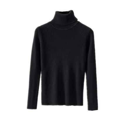 Tight Pullover Turtleneck Sweater – Sleek Fit & Cozy Texture