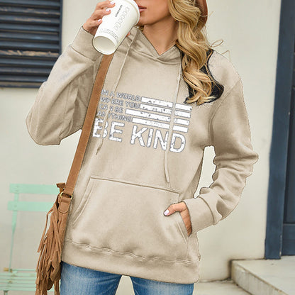 Bible Be Kind Hoodie – Cozy Faith-Inspired Fleece for Women