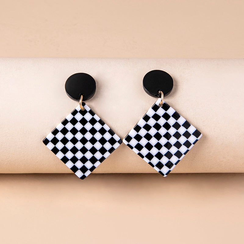 New Square Women Drop Earrings