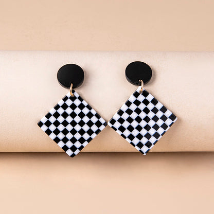 New Square Women Drop Earrings