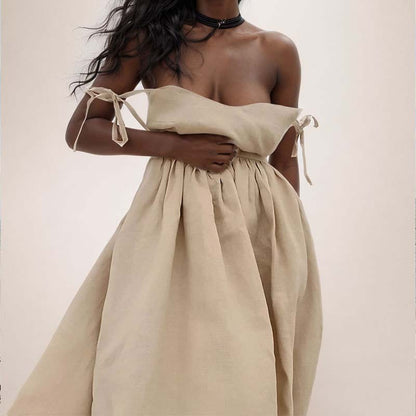 V-Neck Spaghetti Strap Maxi Dress | Elegant Summer Long Dress & Sundress for Women