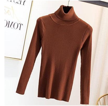 Tight Pullover Turtleneck Sweater – Sleek Fit & Cozy Texture