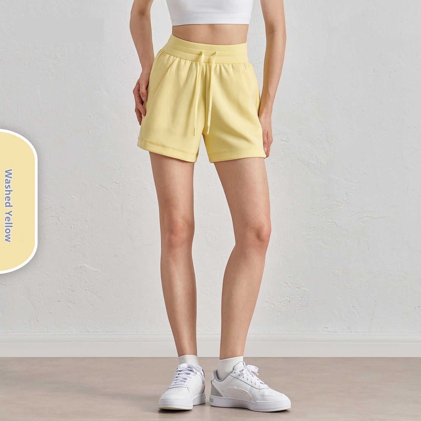 Air Layer Loose Yoga Shorts Women – Casual & Comfortable Summer Outfit