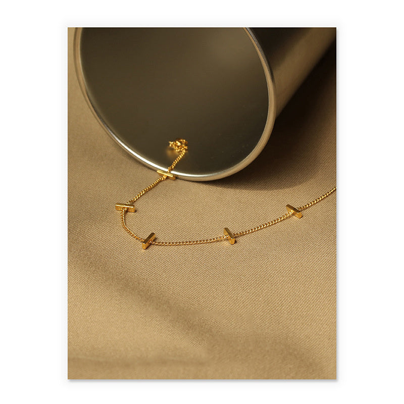 Elegant Geometric Brass Bracelet – Unisex Minimalist Bracelet for Everyday Wear