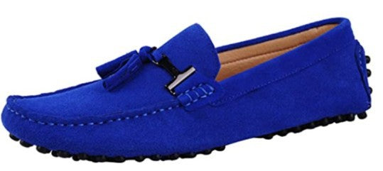 Genuine Leather Sheepskin Tassel Design Women Loafers
