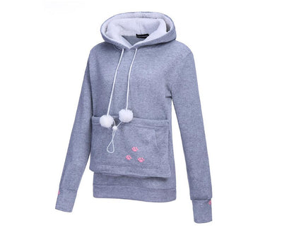 Cozy Cute & Casual Comfort Cat Print Women’s Hoodie