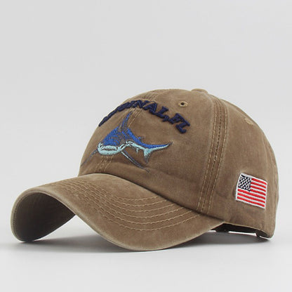 Vintage Ocean Gate Safety Technician Distressed Baseball Cap