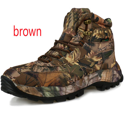 Men's Camouflage Combat Boots | Tactical Outdoor Hiking, Running & Extreme Challenge Boots