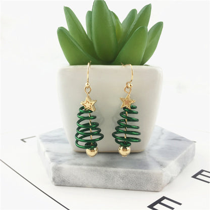 Earrings Christmas Tree Star DIY Festive Design Jewelry Trend 2025