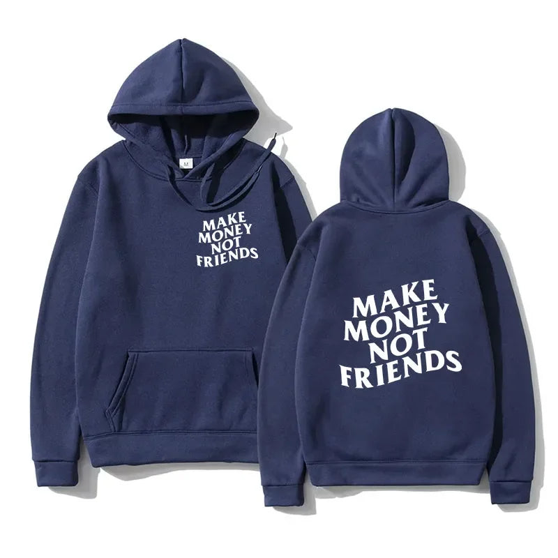 Funny "Need Money" Letter Print Hoodie – Oversized Sweatshirt for Men & Women, Casual Streetwear