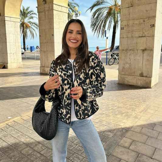 Snap Button Big Pockets Oversized Bomber Jackets