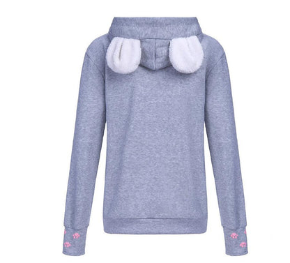 Cozy Cute & Casual Comfort Cat Print Women’s Hoodie
