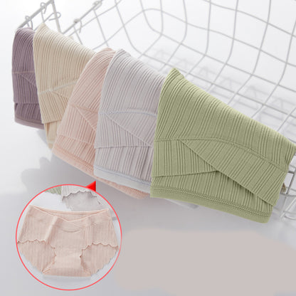 Ultra-Soft Maternity Panties – Mid-Waist Rabbit Hair Blend Briefs for Pregnancy Comfort & Everyday Wear