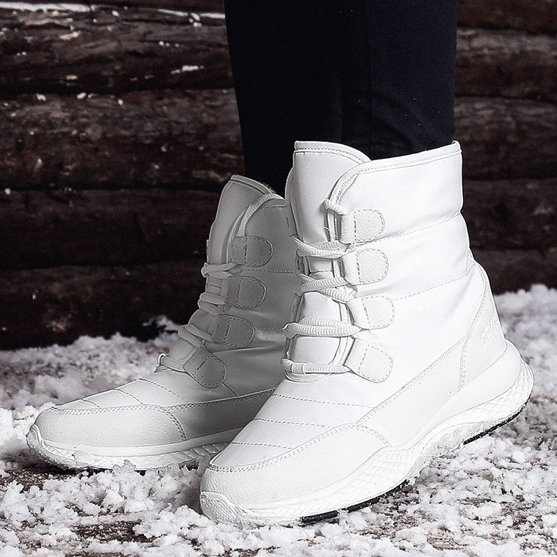 Plus Size Velvet Long Tube Snow Boots for Women | Cozy Winter Boots Outfit