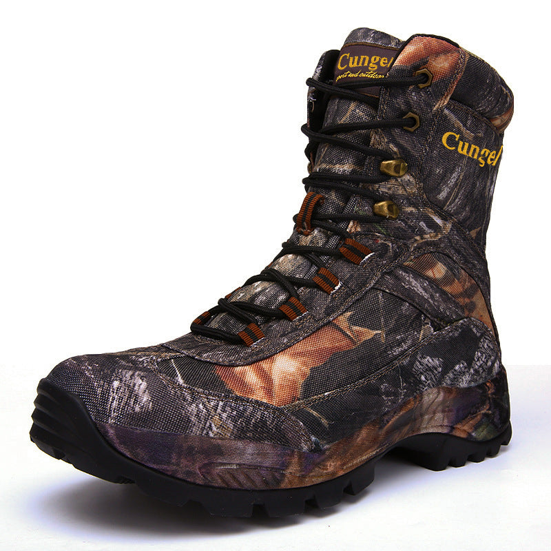 Men's Camouflage Combat Boots | Tactical Outdoor Hiking, Running & Extreme Challenge Boots