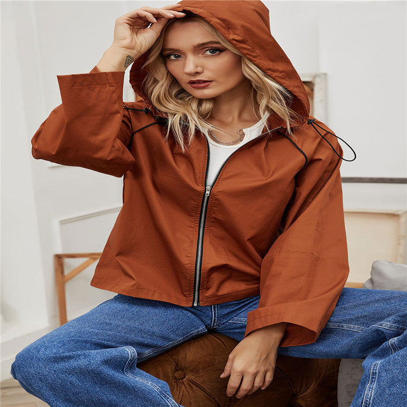Windshield Baseball Uniform Loose Zip Cardigan – Jackets for Women & Casual Street Style Outfits