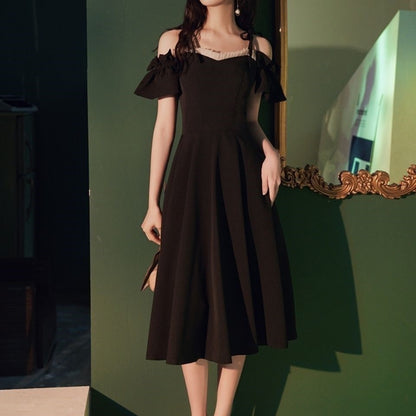 Super Comfortable Loose Off Shoulder Mini Dress