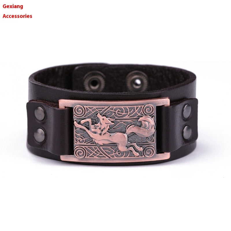 Teen Wolf Leather Bracelets – Adjustable Minimalist Bracelets for Men & Women