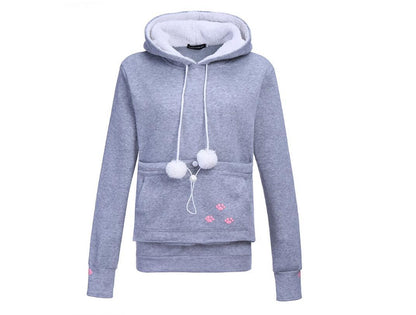 Cozy Cute & Casual Comfort Cat Print Women’s Hoodie