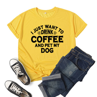 Rules For Monday Printed O Neck T Shirts For Women