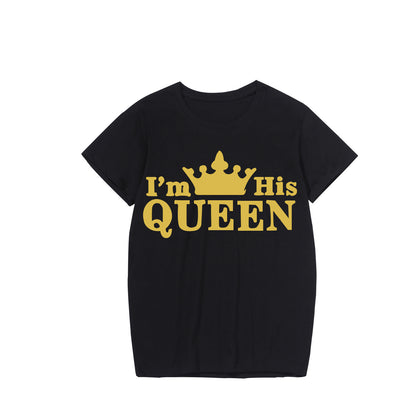 This Queen Was Born In August Graphic Print T Shirt