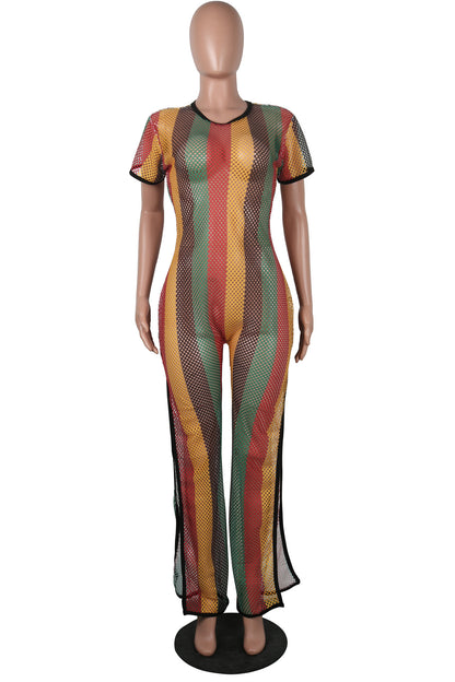 Sexy Fishnet Mesh Romper for Women – Breezy Beach & Summer Outfit