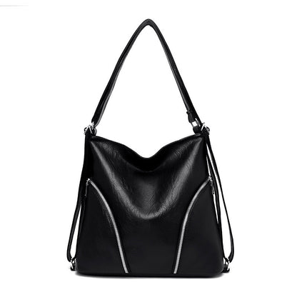 Retro Dumpling-Shaped PU Handbag Vintage Elegance
