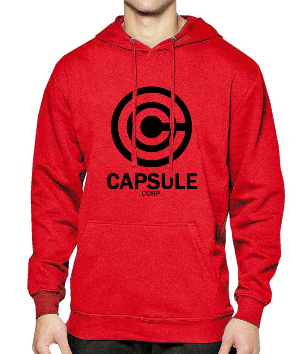 Capsule Corp Men's Hoodie – Classic Hip Hop Style with Printed Design