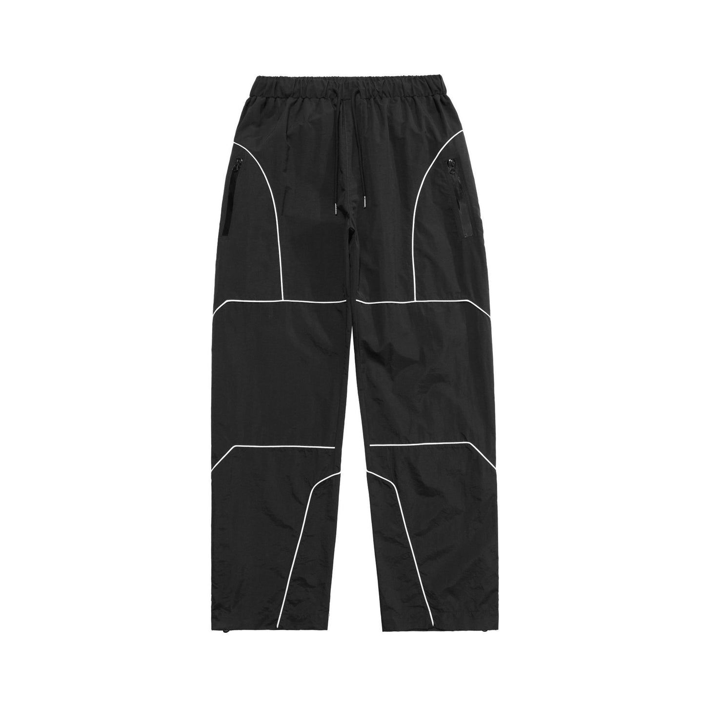 Unisex Full-Zipper Loose Fit Street Pants – Urban Casual Wear