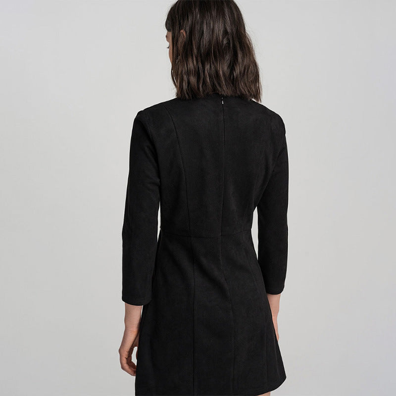 Travel In Comfort Style Round Neck Summer Mini Dress