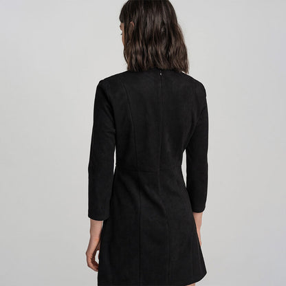 Travel In Comfort Style Round Neck Summer Mini Dress