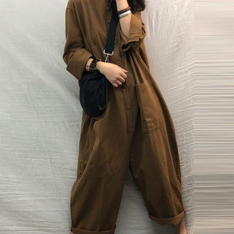 Women Loose Style Plus Size Jumpsuits
