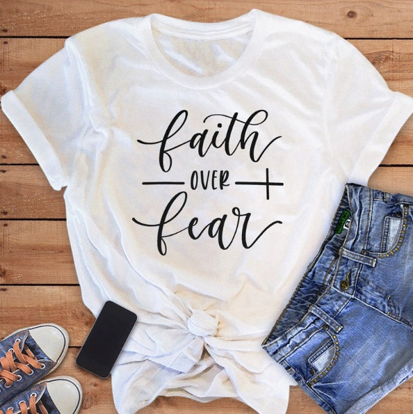 What Ever Fear Happiness Women Cotton T Shirts 1