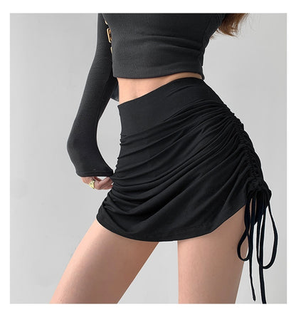 Skirts High Waist Pleated Fitness Skirt Active Trend